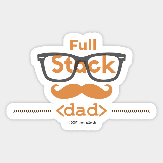 FullStack Dad Sticker by 1FullStackDad